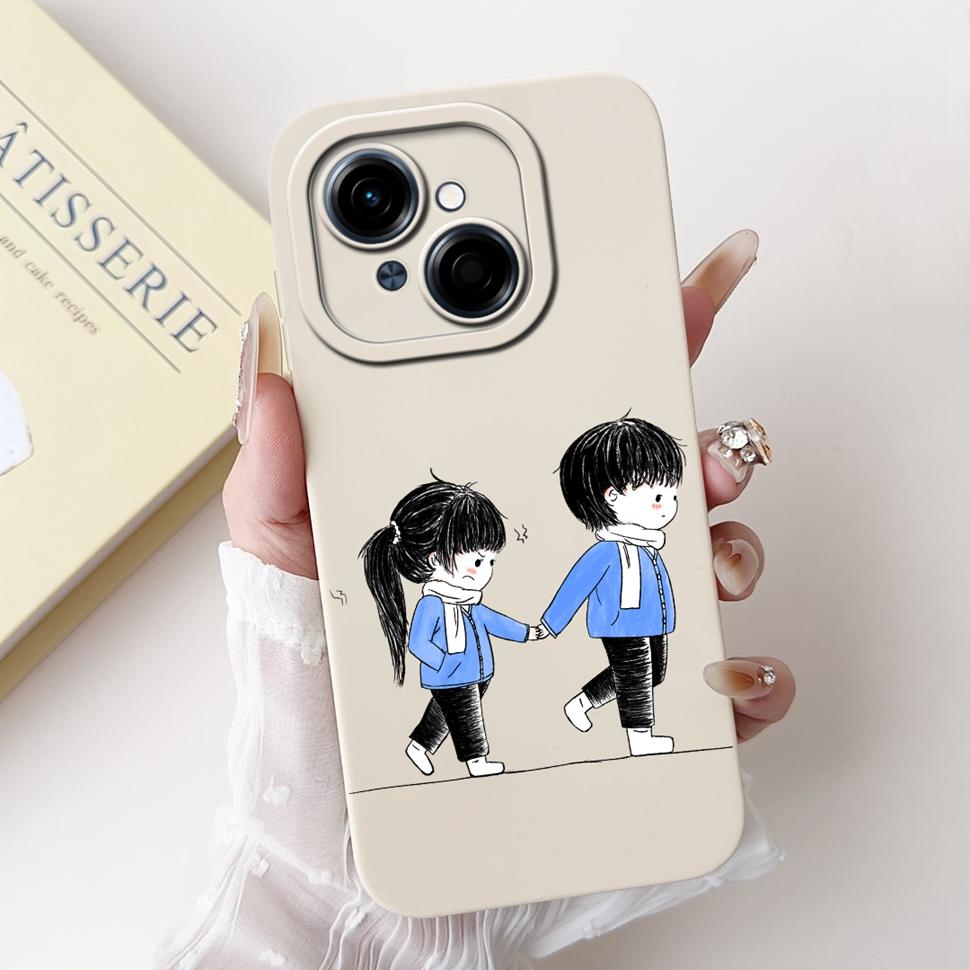 Чехол для Tecno Spark Go 1 Go1 Милый Мультяшный Чехол Мягкий Силикон Fundas Чехол для Телефона Для Tecno SparkGo Spark Go 2025 Задняя Крышка Capa