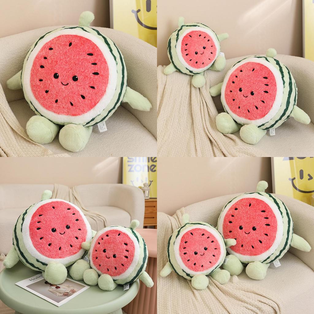 Plush Watermelon Cute Toy Birthday Gift Sofa Stuffed Doll Kids Room Decorations