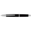 Перьевая ручка Pilot Knock Type без колпачка Decimo, черная, с тонким наконечником (F) FCT-15SR-BF