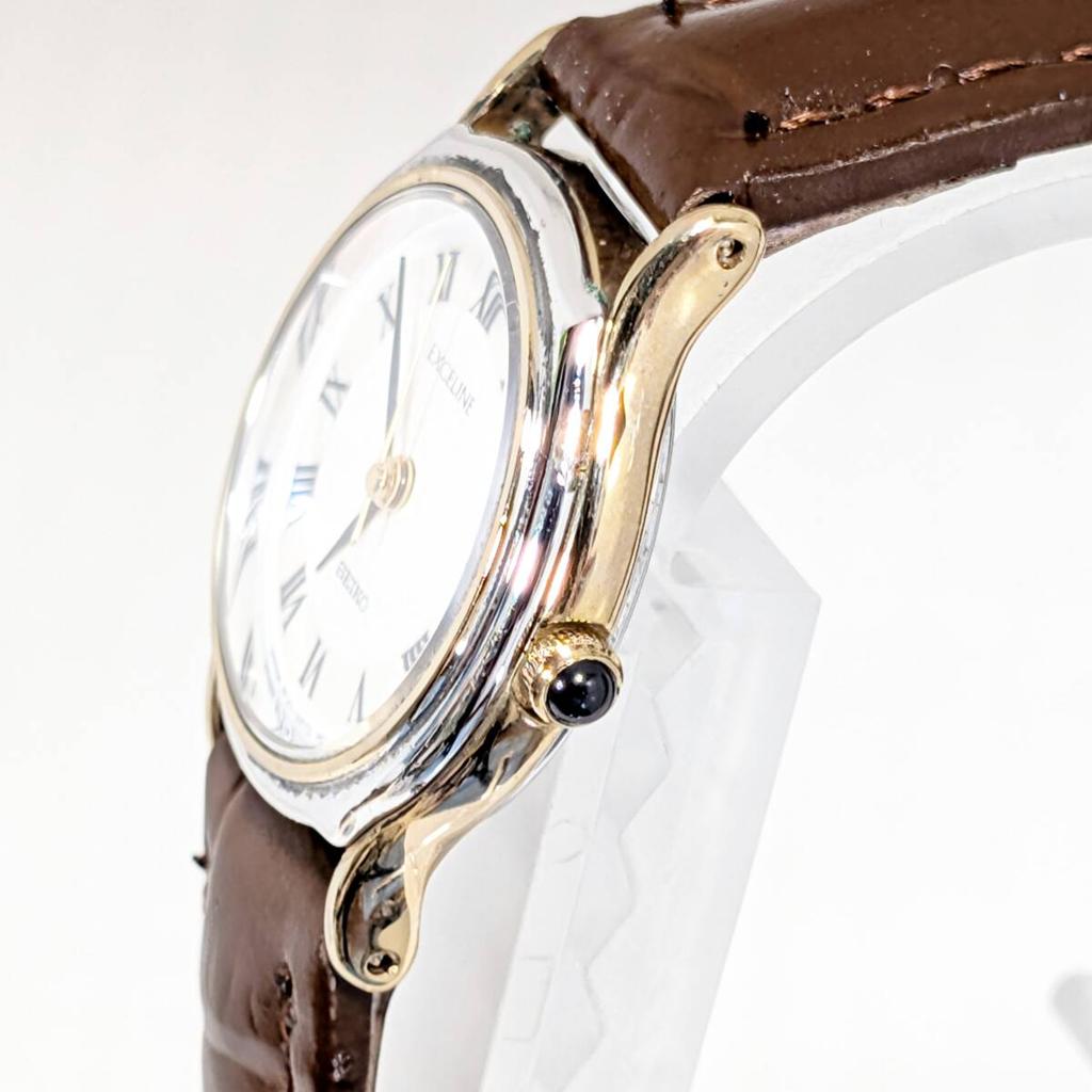 SEIKO Excelline Женские часы на батарейке с ремешком, Заменены, Состояние, W-17