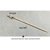 Medium Metal Alligator Clips & Bamboo Skewers Set for DIY Model Painting