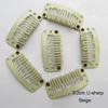 10pcs Clip In Hair Extension Wig Clips Women Mens Hair Bangs Snap Hair Clips for Extensions Metal Comb for Closure Accessories