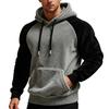 Men Fluffy Hoodie Fuzzy Loose Pullover Hoodie Casual Warm Hooded Fleece Sweatshirt with Pocket Drawstring for Autumn Winter Street Wear