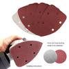 10x Sanding Palm Sheet Sander Pads Polish Sandpaper Grit Abrasive Discs Abrasive