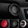 Car Engine Start Stop Button Cover Rotate Knob Metal Ignition Switch Ring Protective Cover Car Interior Decoration Decor Sticker