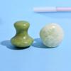 Natural Jade Quartz Mushroom Facial Back Foot Acupuncture Massage Gua Sha Tool