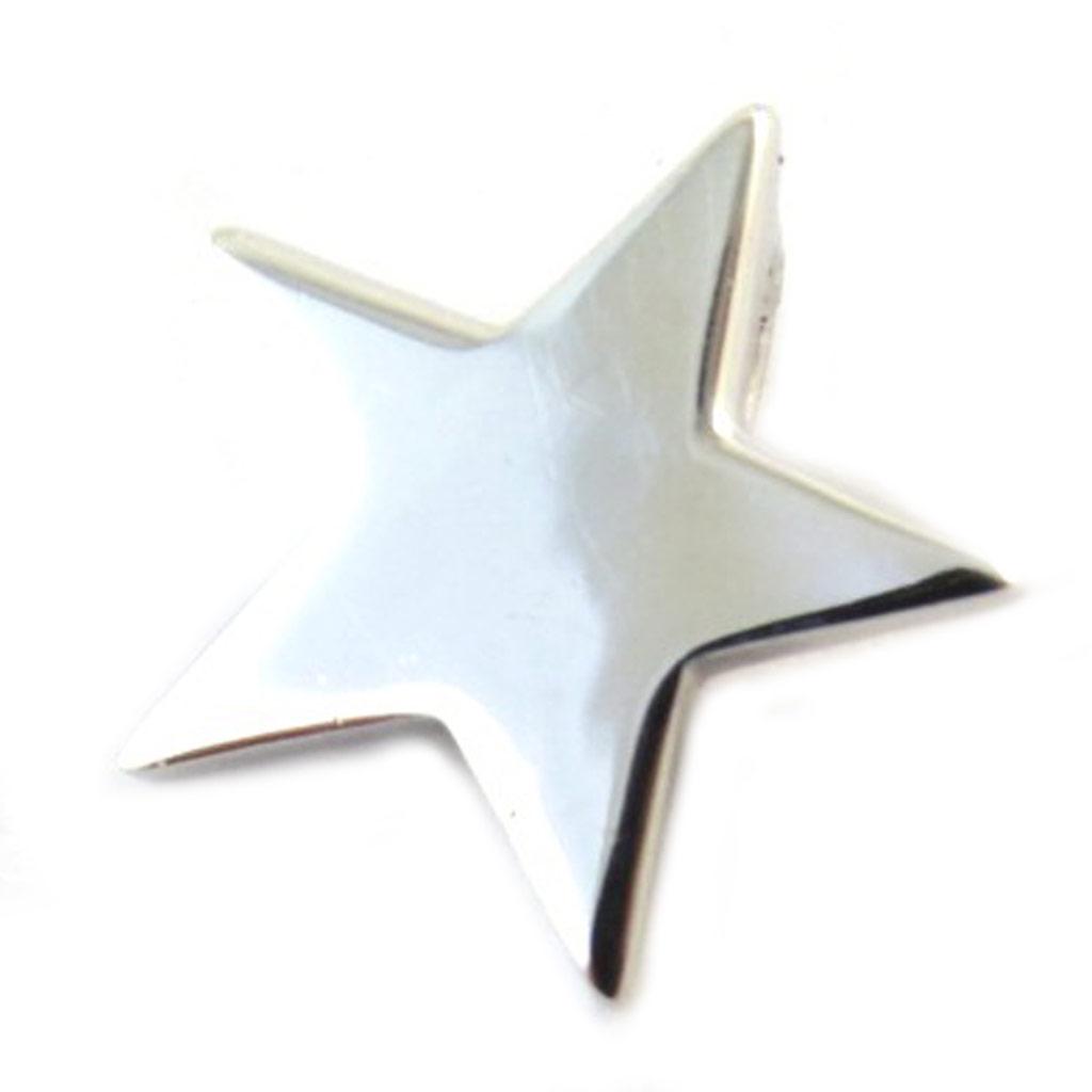 Les Trésors De Lily [N5362] - Серебряный кулон «Звезда» (родиевое покрытие) - 13x13 мм