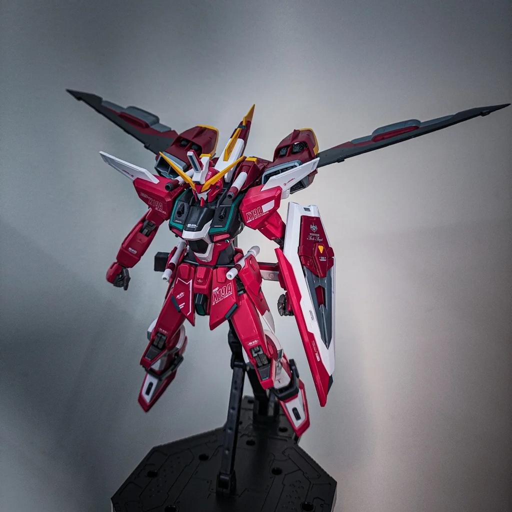 Новейший Hg 1/144 Gk231 Infinite Justice Сборная Модель Фигурки Действия Изысканное Настольное Украшение Игрушка для Мальчика Подарок-Сюрприз Коллекционный