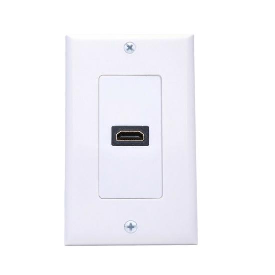 Одиночный Женский Порт 4K HDMI-совместимая Настенная Панель-Крышка Розетка-Удлинитель