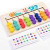 Color Logic Chess Game: Montessori Training Board for Kids Ages 3-5