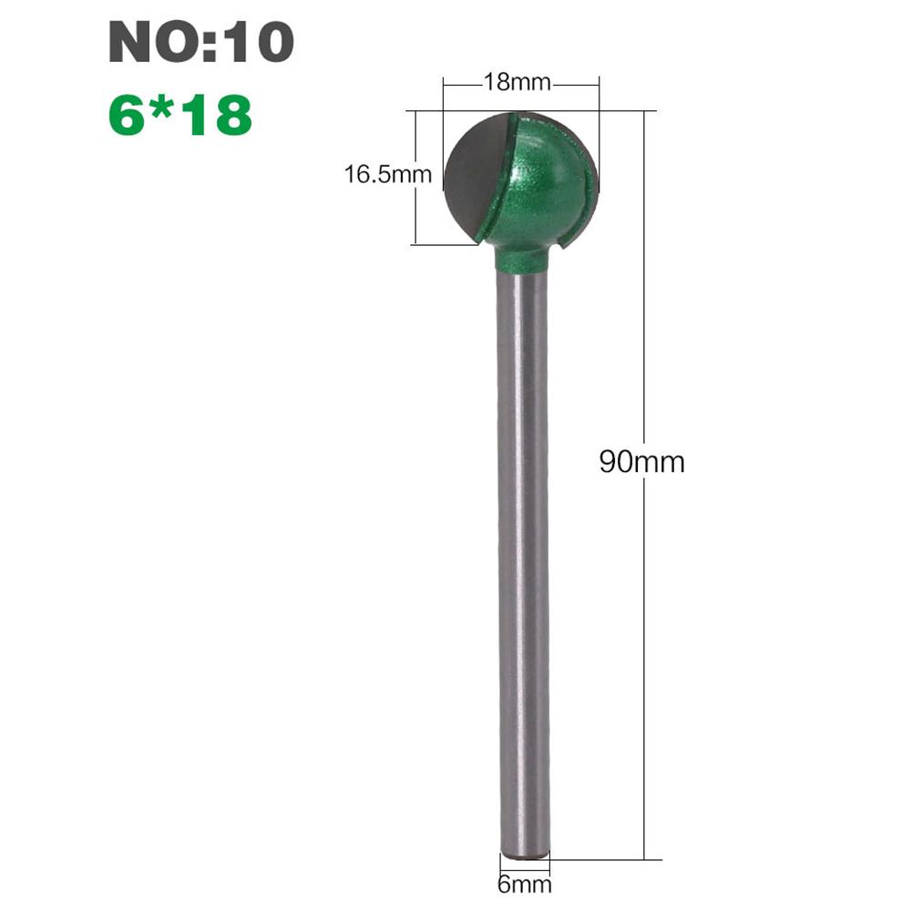 Зеленая/серебряная круглая фреза из твердого сплава со смазкой