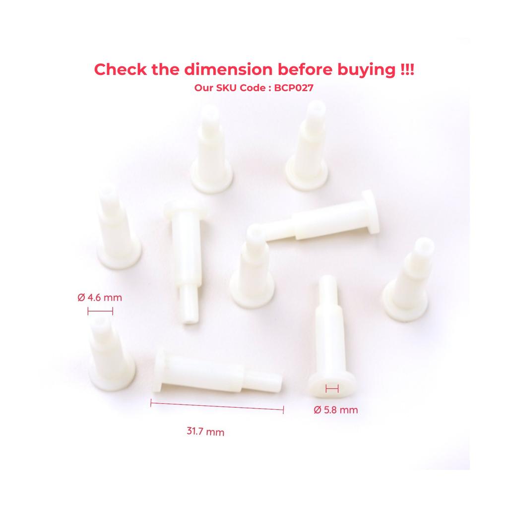 ESC Auto Parts ECP027 10 Pieces Cable End Rope Dowel for Window Regulator Winder Mechanism Type BCP027 Fast Handling