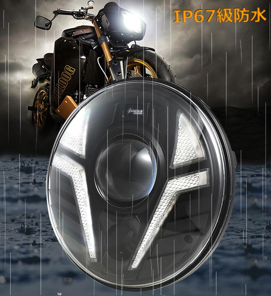 HENGTUAOTO Светодиодная фара 5,75 дюйма, специально для Hunter Cub CT125, Вспомогательный прожектор сверхдальнего света, Белый