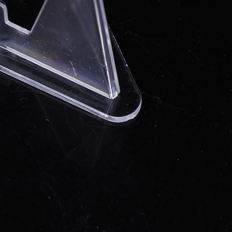 10 шт. прозрачный акриловый держатель для монет, небольшой мольберт, держатель для торговых карточек, поддержка для органайзера карт Kpop Idol