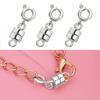 6Pcs Magnetic Necklace Clasp with Lobster Clasp Jewelry Connecting Buckle Necklaces Extender Bracelet Closure DIY Crafts