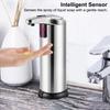 Stainless Steel Smart Induction Soap Dispenser Intelligent Liquid Soaps Container  Kitchen Use