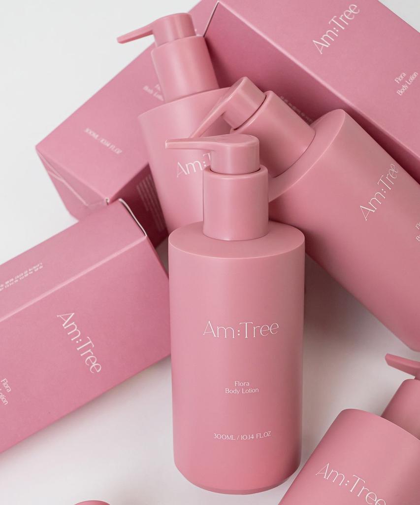 (подарочный набор_сумка для покупок) Подарочный набор для тела Flora Perfume Роза и Гардения (Гель для душа 2 шт. + Лосьон для тела 1 шт.)