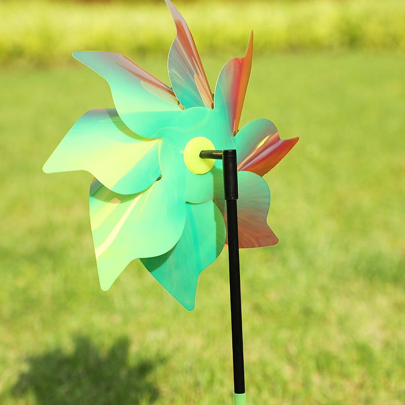1 шт. Защита сада и огорода отпугиватель птиц светоотражающая ветряная мельница отпугиватель птиц анти-птицы ветряная мельница спиннер детская ветряная мельница
