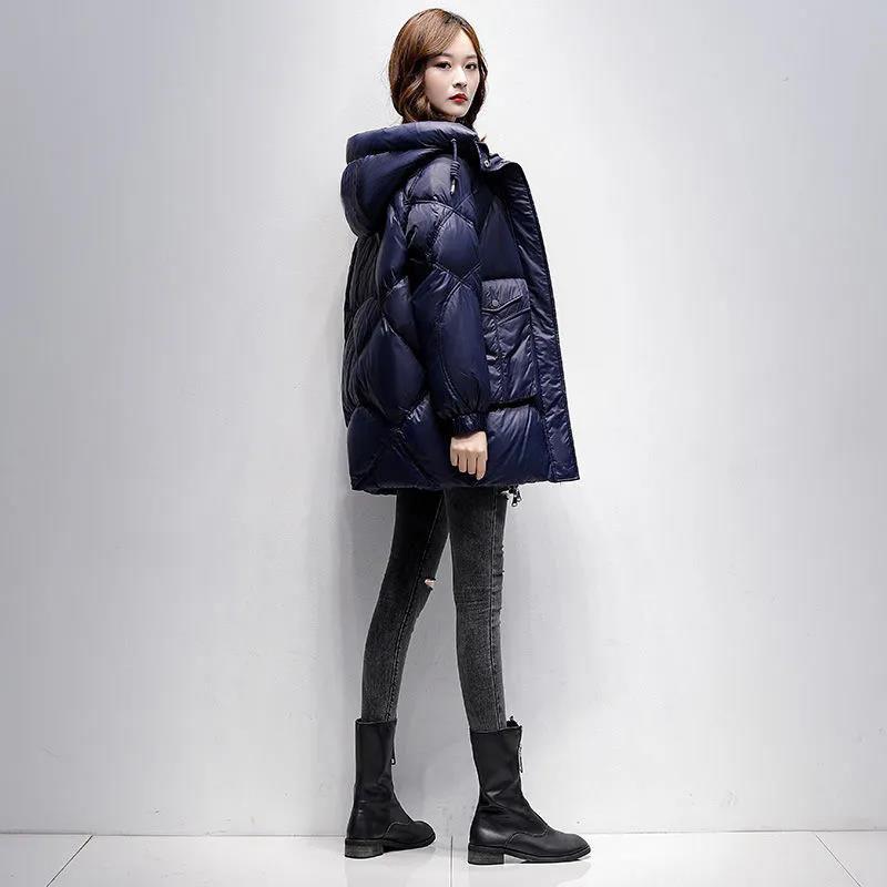 New Winterwear Collection: Korean Loose-fit Cotton Coat for Mom Fashoin Coat Down Cotton