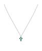 Ожерелье Tesori с зеленым крестом SAIW214 для женщин