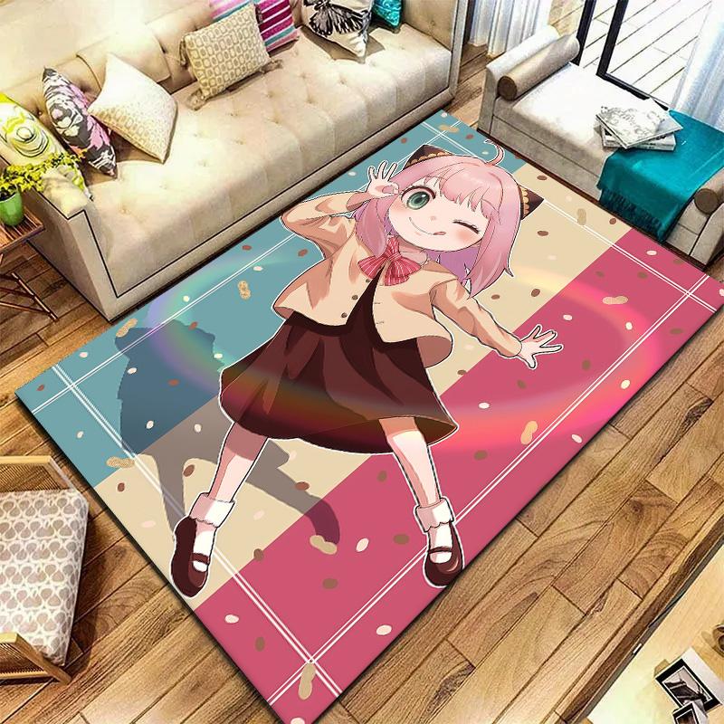 Spyfamily Carpet Rug For Living Room Bedroom Home Sofa Decoration Kids Play Nonslip Floor Mat