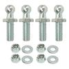 4 шт. 10 мм шаровых штифта 516?18-ти ниточный высокопрочный прочный устойчивый комплект шайб для инструмента