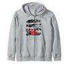 Disney Pixar Cars 2 Lightning McQueen Antique Panel Zip Hoodie