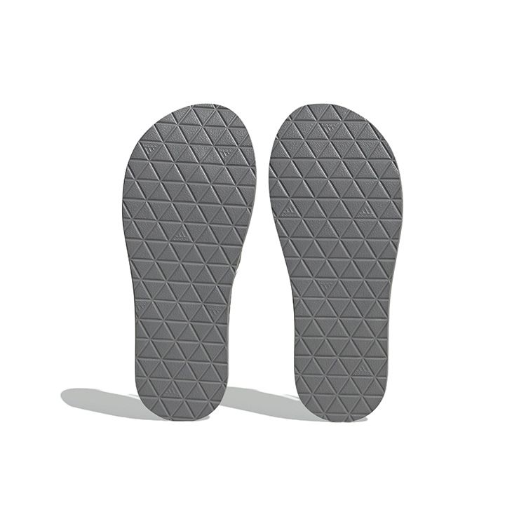 adidas Eezay Нескользящие Прочные Массажные Шлепанцы из ЭВА Мужская Обувь Черный Серый HP2927