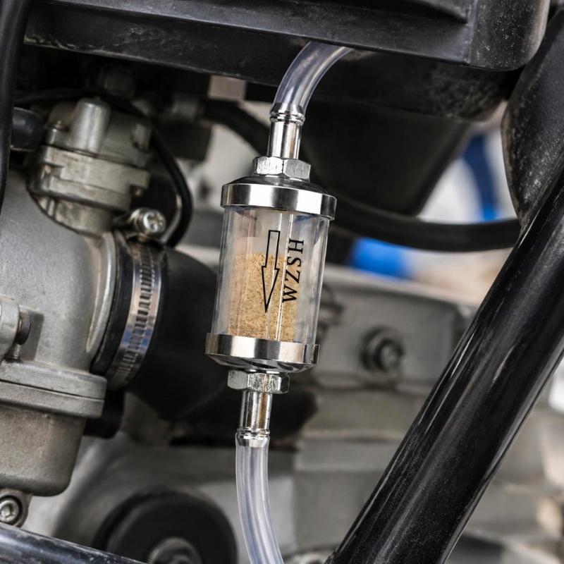 Filter and Hose Service Kit, 8mm Connection for Recreational Vehicles, Intended for Inline Gas Line Replacement and Maintenance Tasks