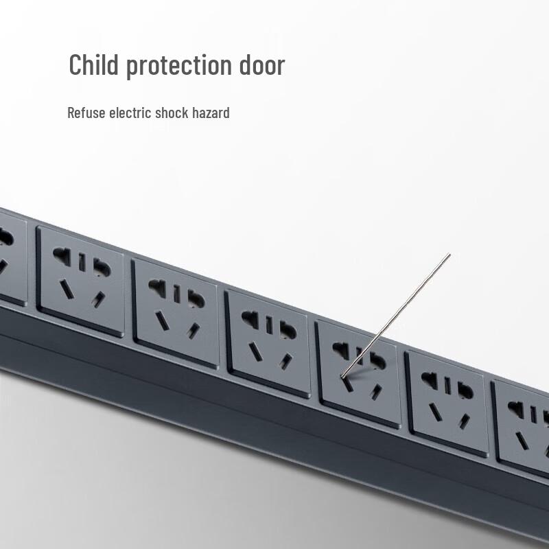 BULL PDU Industrial Power Strip with Leakage Protection CN plug (adapter included)