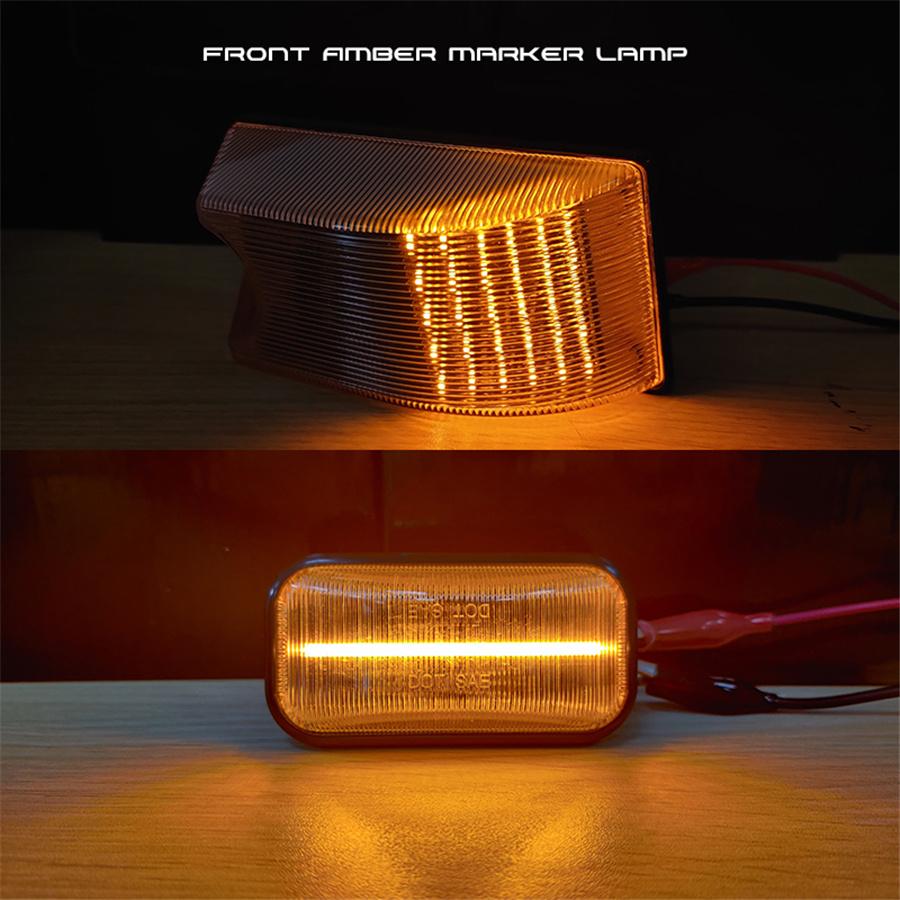 Для Hummer H2 2003-2009 Дымчатый светодиодный габаритный огонь на крышу + Передний задний светодиодный боковой габаритный огонь Сигнальная лампа 14 шт./компл.