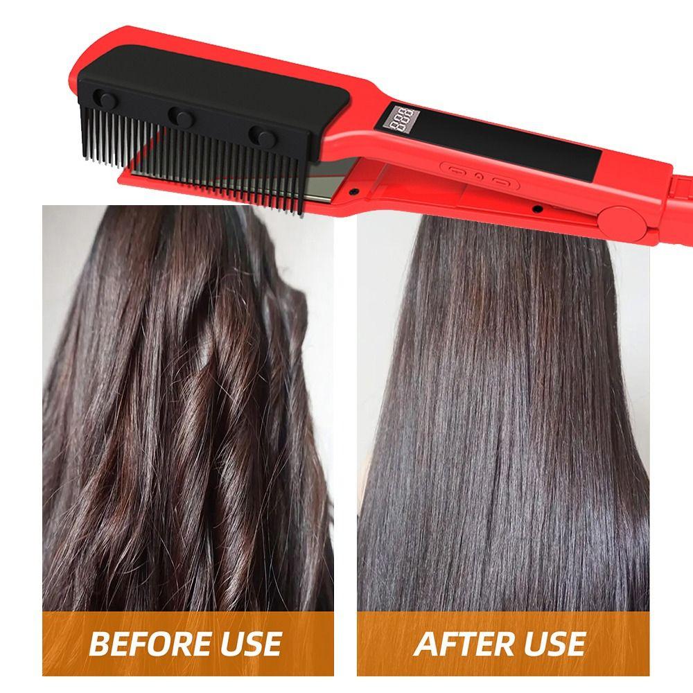 V Type Hair Straightener Comb Hair Straightening Grip Comb Hair Styling Tool Nimble Comb  Barber