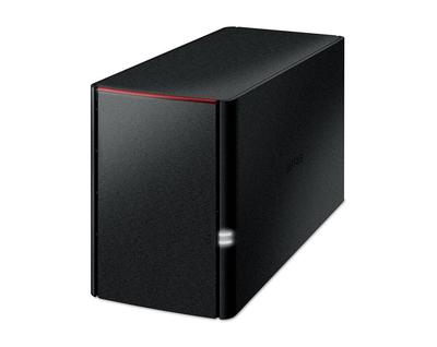 Сетевое хранилище BUFFALO NAS, совместимое со смартфонами, планшетами и ПК, 4 ТБ, LS220D0402N [Модель, совместимая с RAID 1, для защиты данных]