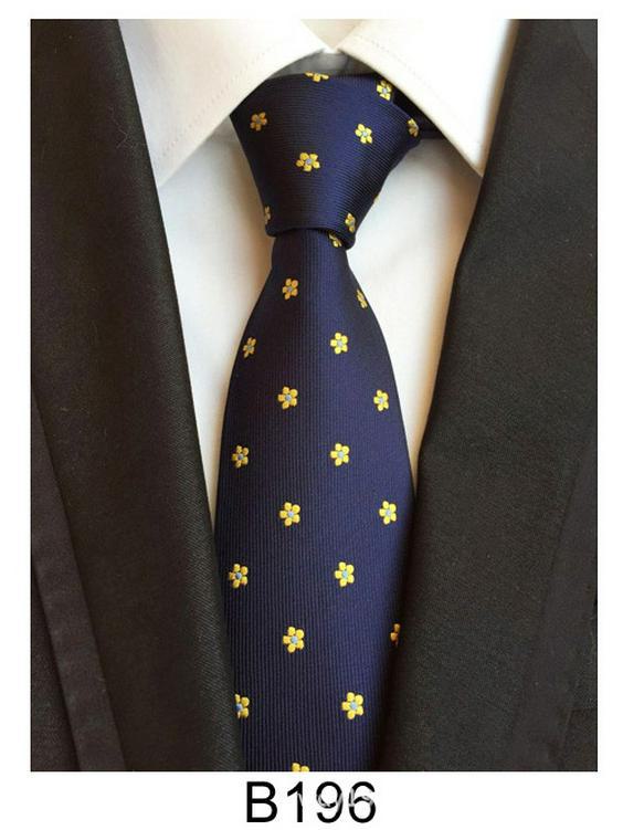 Мужской галстук ручной работы из полиэстерового шелка – повседневный, официальный или профессиональный