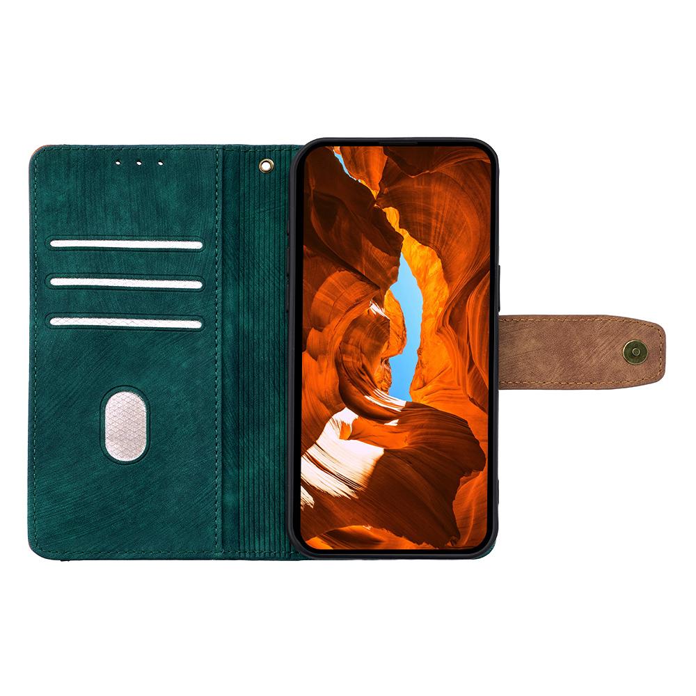 For Samsung Galaxy S25 Case RFID Blocking Color Splicing PU Leather Wallet Phone Cover