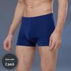 Мужское бесшовное нижнее белье из ледяного шелка, 2 шт.