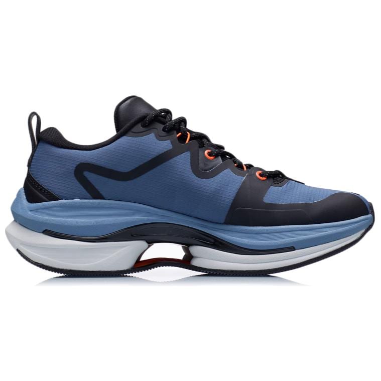 Li Ning WuShi 5S 1.0 Амортизация Скольжение Устойчивость к истиранию Поддержка Отскок Низкие Кроссовки для бега Мужские Синие ARSR031-3