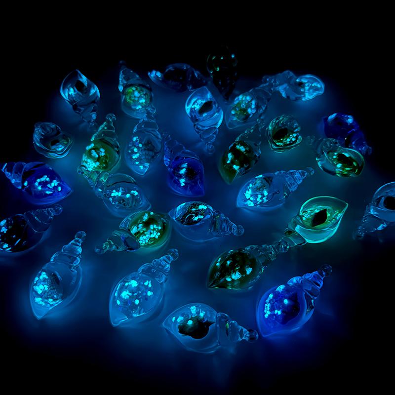 1 шт. мультяшные светящиеся раковины микропейзаж светящиеся миниатюрные раковины статуэтка в горшке мини-сказочный сад кукольный домик украшения