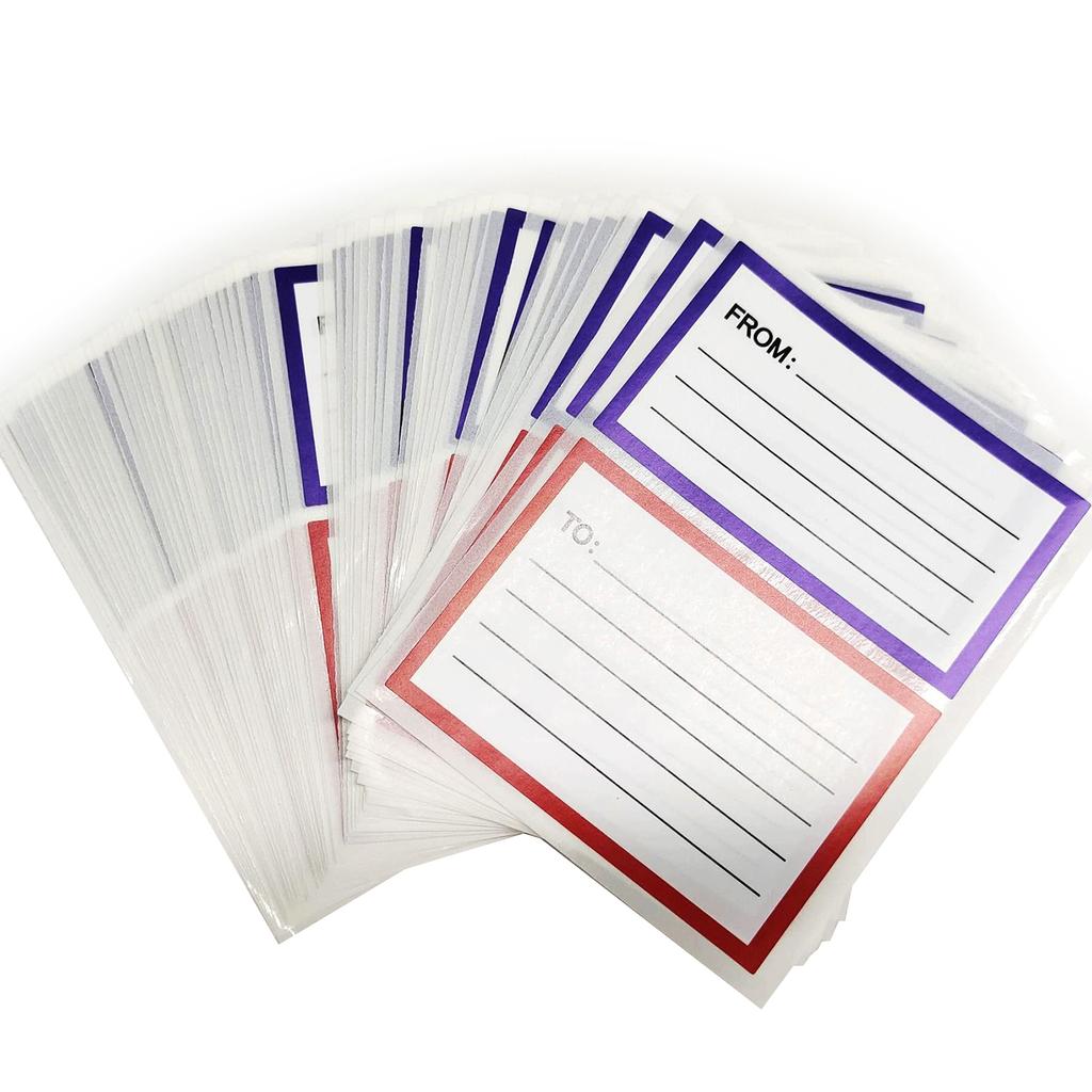 50/100/240 Sheets To from Return Address Mailing Labels Blank Mail Shipping Labels for Package Mailing Boxes Envelopes