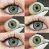 FUNSACHY 1 пара натуральных линз корейского стиля цветные контактные линзы синие линзы коричневые туманные перламутровые цветные линзы высококачественные мягкие линзы