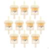 10 Pieces Universal Motorcycle Bike ATV Fuel Line Filter 7mm