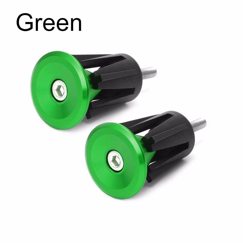 Fashion Lock-On Cycling Aluminum Alloy Bike Handle End Plugs Handle Bar Cap  Handlebar Grips Covers