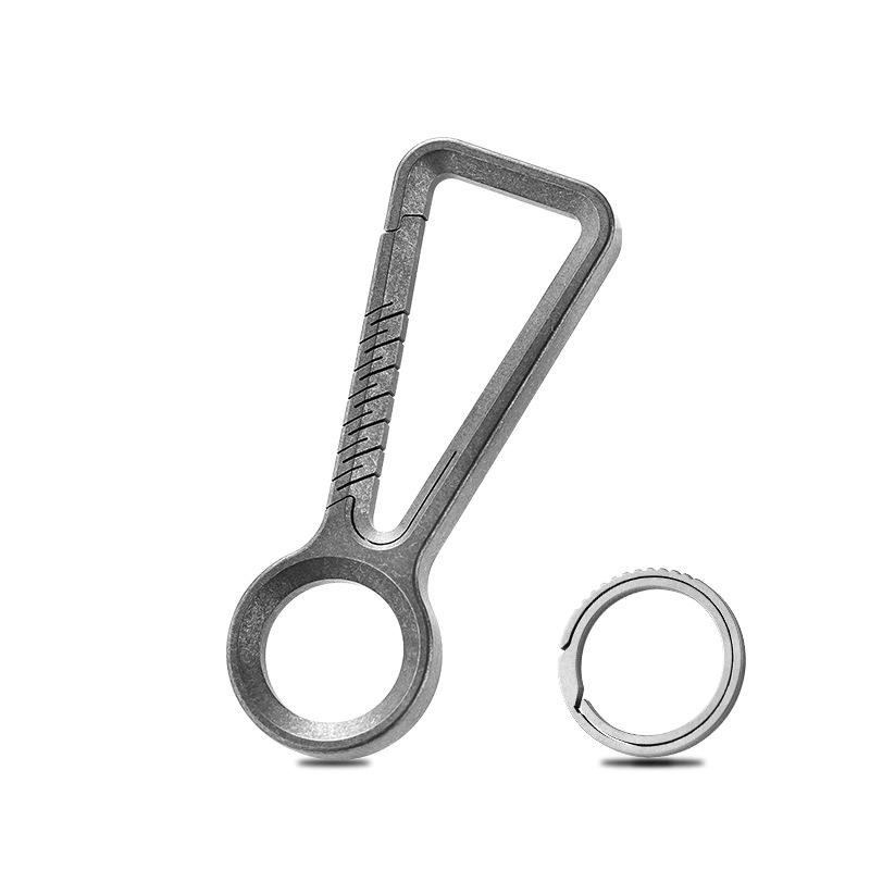 Pioneer EDC Титановый брелок Мужской поясной крючок для кемпинга и уличных аксессуаров