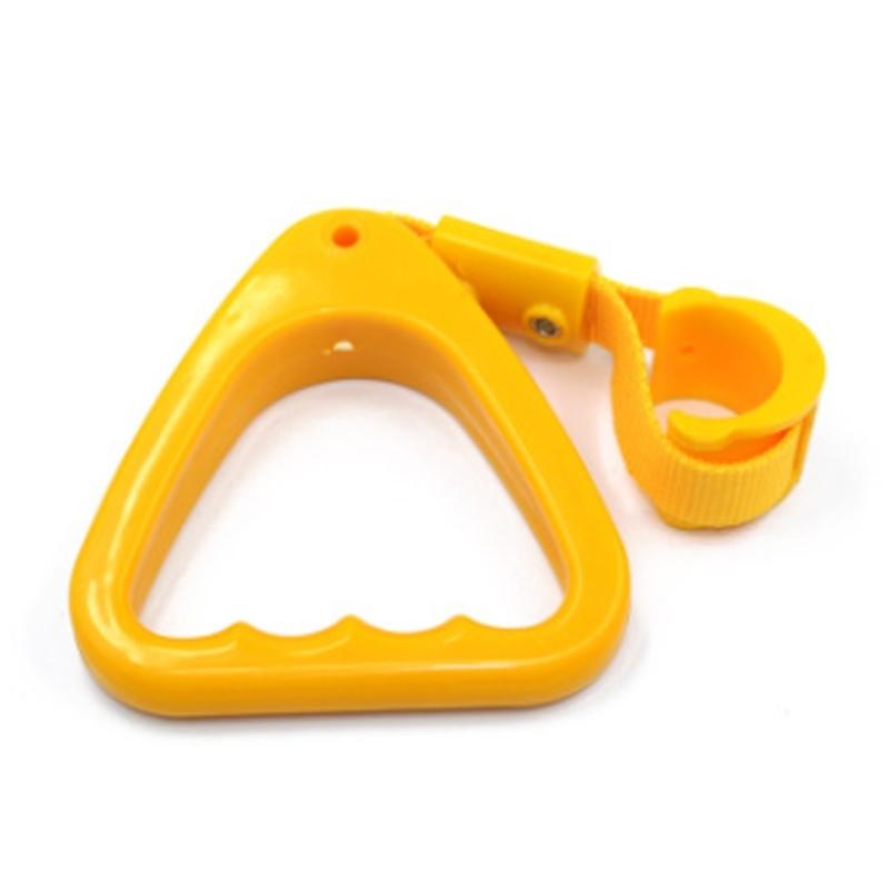 31BC for Triangle Car Interior Pull Ring for Subway Train Bus Handle Strap Charm Drift Ring Loop Removable Universal Auto