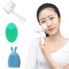 Multi Functional Silicone Cleansing Brush Manual Massage Face Head Wash Exfoliating Scrub Brushes Makeup Cleanser Skin Care Tool