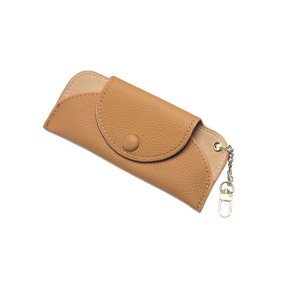 Casual Portable Glasses Case Soft Storage Bag Eyewear Holder PU Leather Glasses Protective Cover Unisex