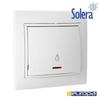 Bouton Poussoir Lumineux - Solera - Erp04Ilu - 10A - 250V - Couleur Blanche