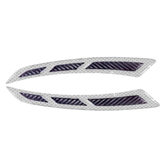 1 Pair Car Anti-collision Warning Fender Protector Adhesive Self Car Fender Wheel Eyebrow Guard Vehicle