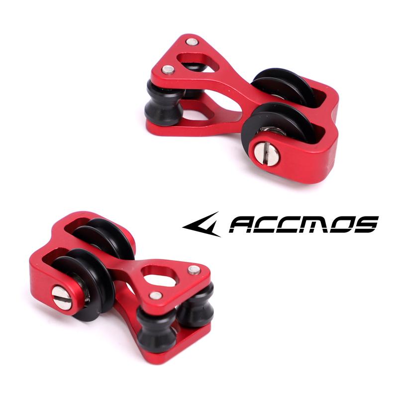 Ролик из алюминиевого сплава, направляющая для кабеля, 10 мм, 3/8 дюйма, разделитель тетивы, сменный ролик, разделитель тетивы, шкив для стрел