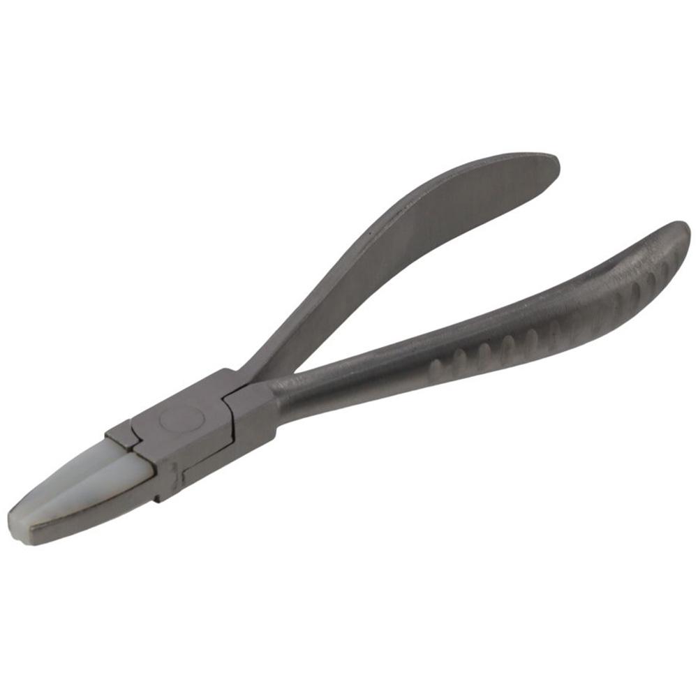 Half Round Nose Pad Pliers Stainless Steel Needle Nose Pliers  for Glasses Adjusting